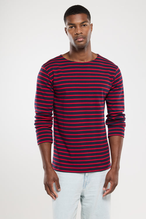 armor-lux-amiral-marini-re-homme-coton-pais-col-bateau-4 image 2