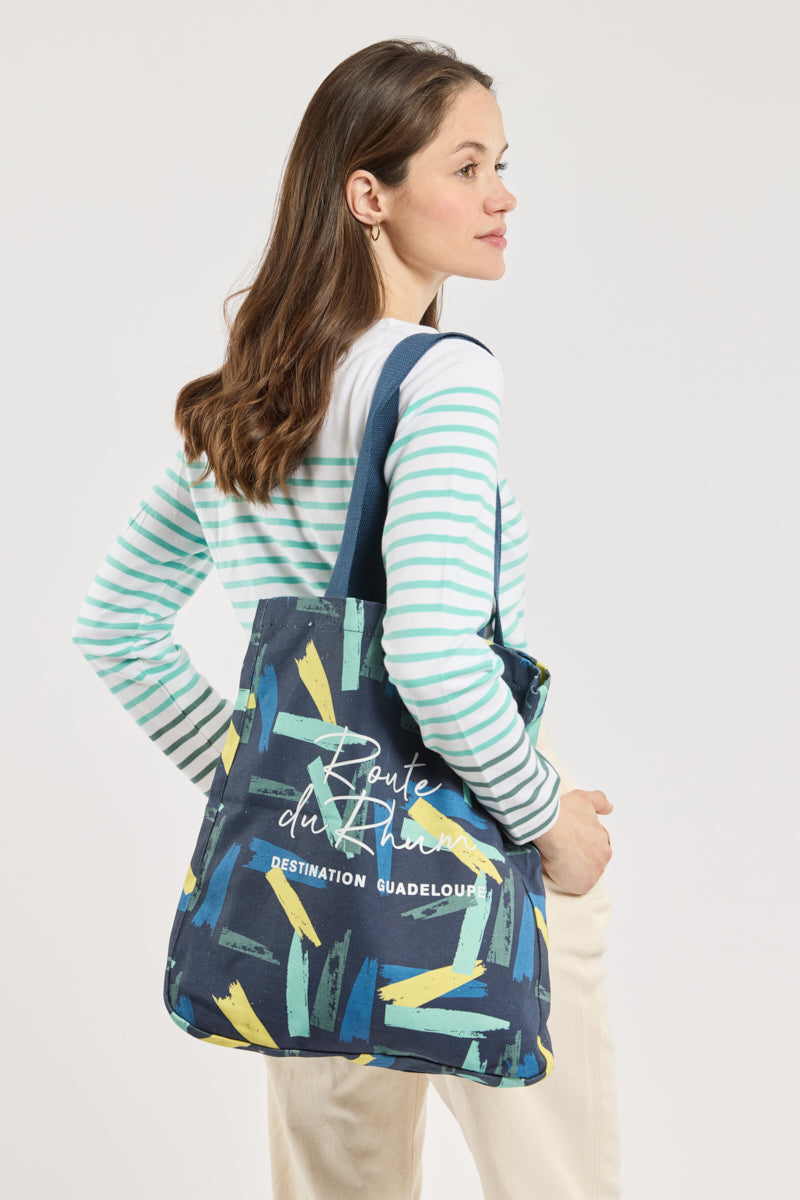 armor-lux-h-ritage-sac-imprim-coton-36x41cm-anses-longues image 1