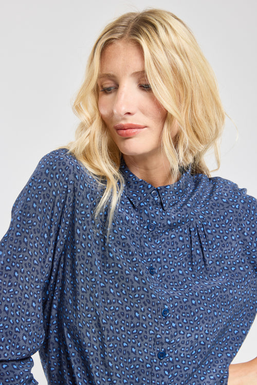 armor-lux-blouse-femme-l-opard-bleu-cupro-viscose-manches-longues-2 image 5
