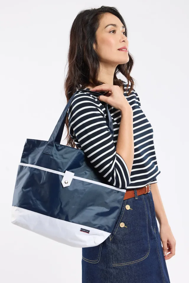 armor-lux-sac-shopping-polyester-avec-pochette-zipp-e image 1