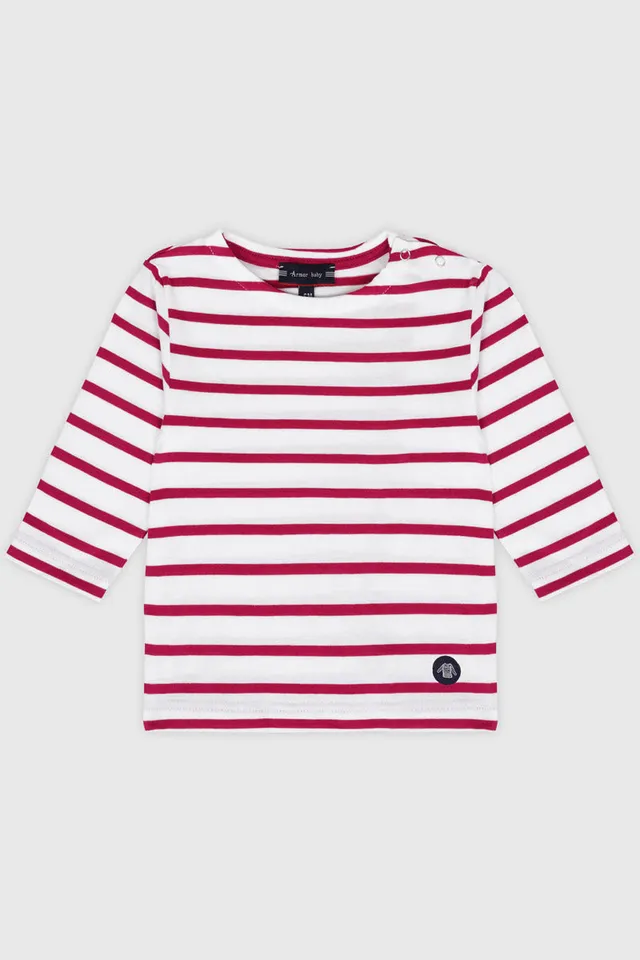 armor-lux-marini-re-baby-coton-l-ger-manches-longues image 1