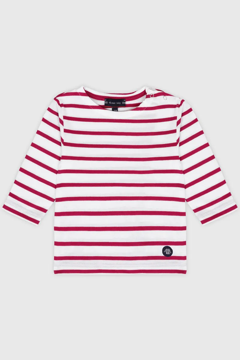 armor-lux-marini-re-baby-coton-l-ger-manches-longues image 1