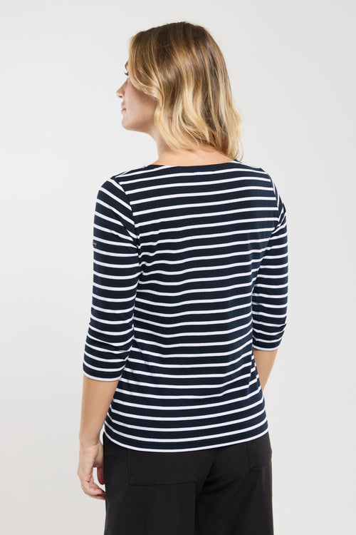 armor-lux-amiral-marini-re-femme-manches-3-4-coton-l-ger-slim image 5
