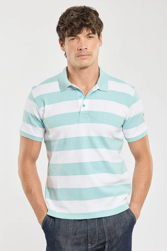 armor-lux-polo-manches-courtes-coton-250g-m2-homme-coupe-droite image 1