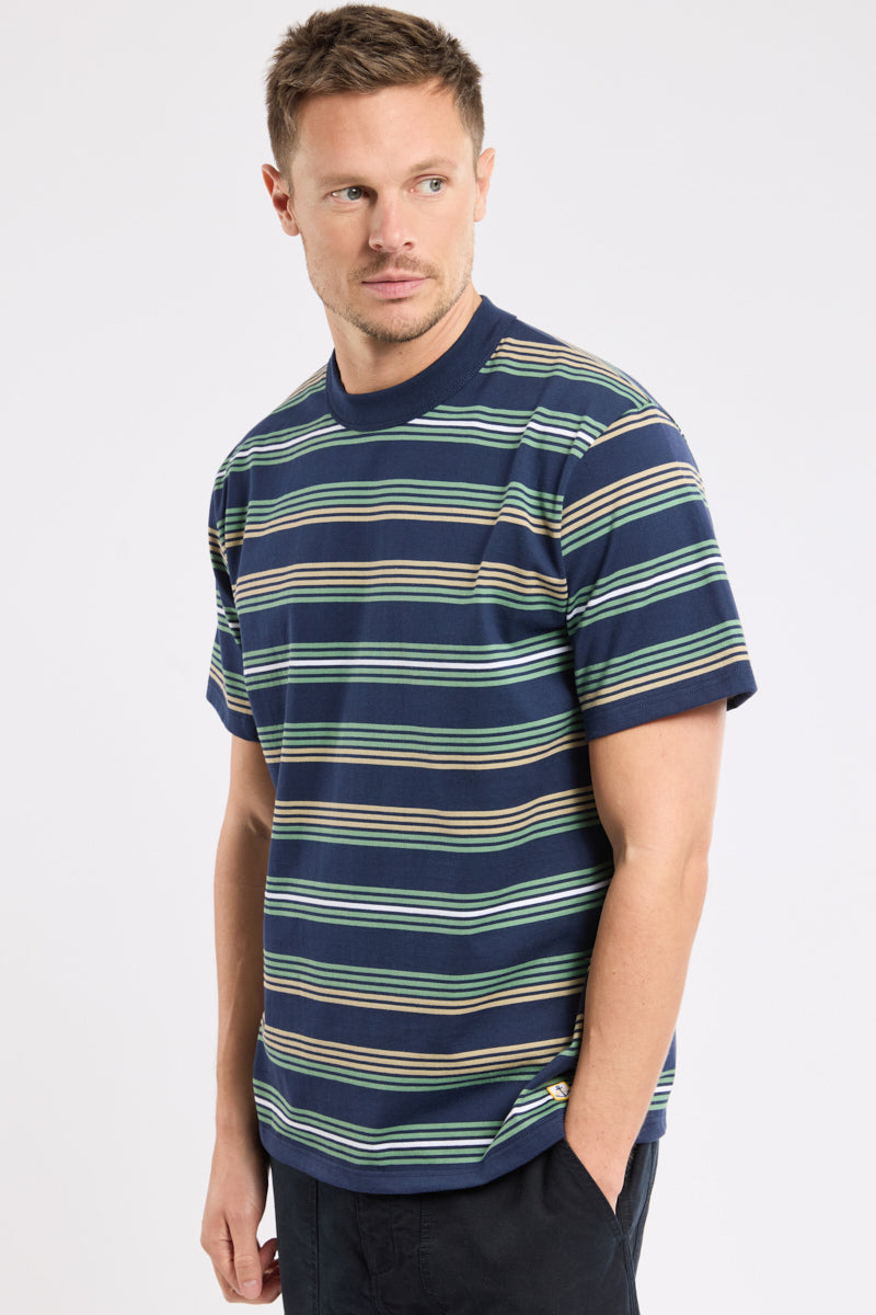 armor-lux-h-ritage-t-shirt-ray-homme-coton-bio-manches-larges image 4