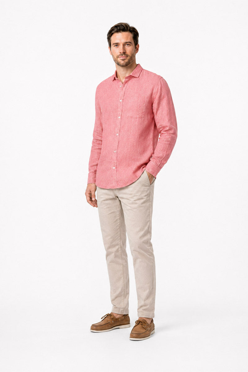 armor-lux-chemise-homme-coupe-confort-100-lin image 4