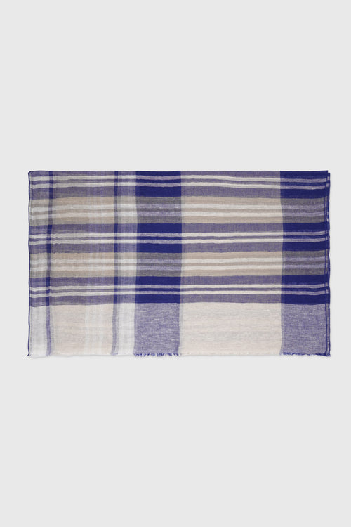armor-lux-foulard-carreaux-lin-et-coton-70x180-cm-2 image 3
