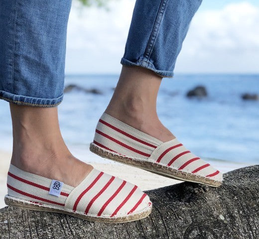 archiduchesse-b-nodet-rouge-espadrilles-rouge-cardinal-toile-coton image 2