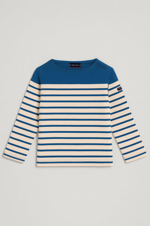 armor-lux-marini-re-b-b-ray-e-manches-longues-coton image 2