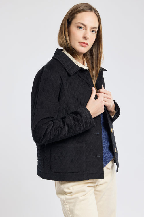 armor-lux-veste-matelass-e-velours-c-tel-coton-femme image 3