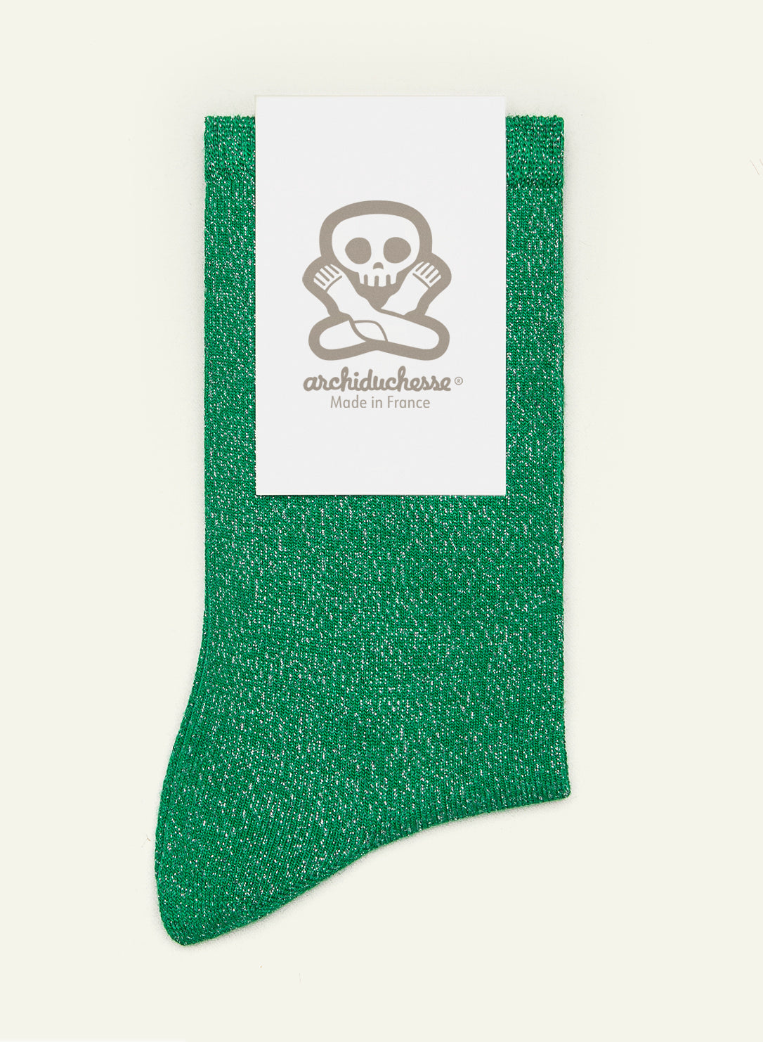 archiduchesse-paillet-e-menthe-chaussettes-courtes-lurex image 3