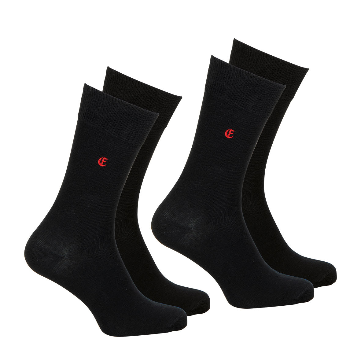 eminence-signature-lot-de-2-paires-de-chaussettes-mi-hautes-coton-peign image 1