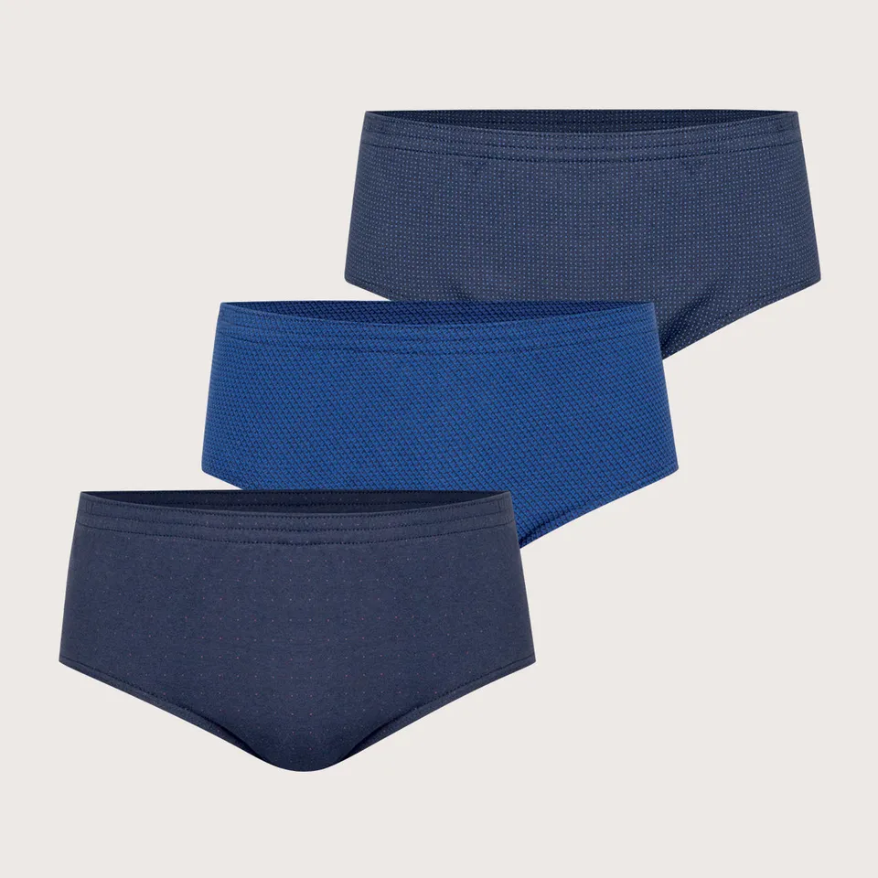 eminence-lot-de-3-slips-homme-taille-haute-ferm-trio-fantaisie-heritage image 1