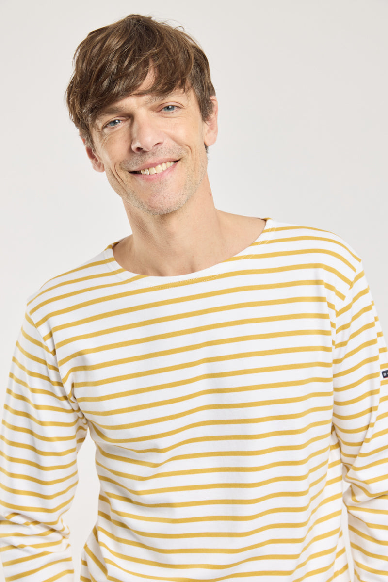 armor-lux-marini-re-homme-coton-pais-col-bateau-ajust-e image 2