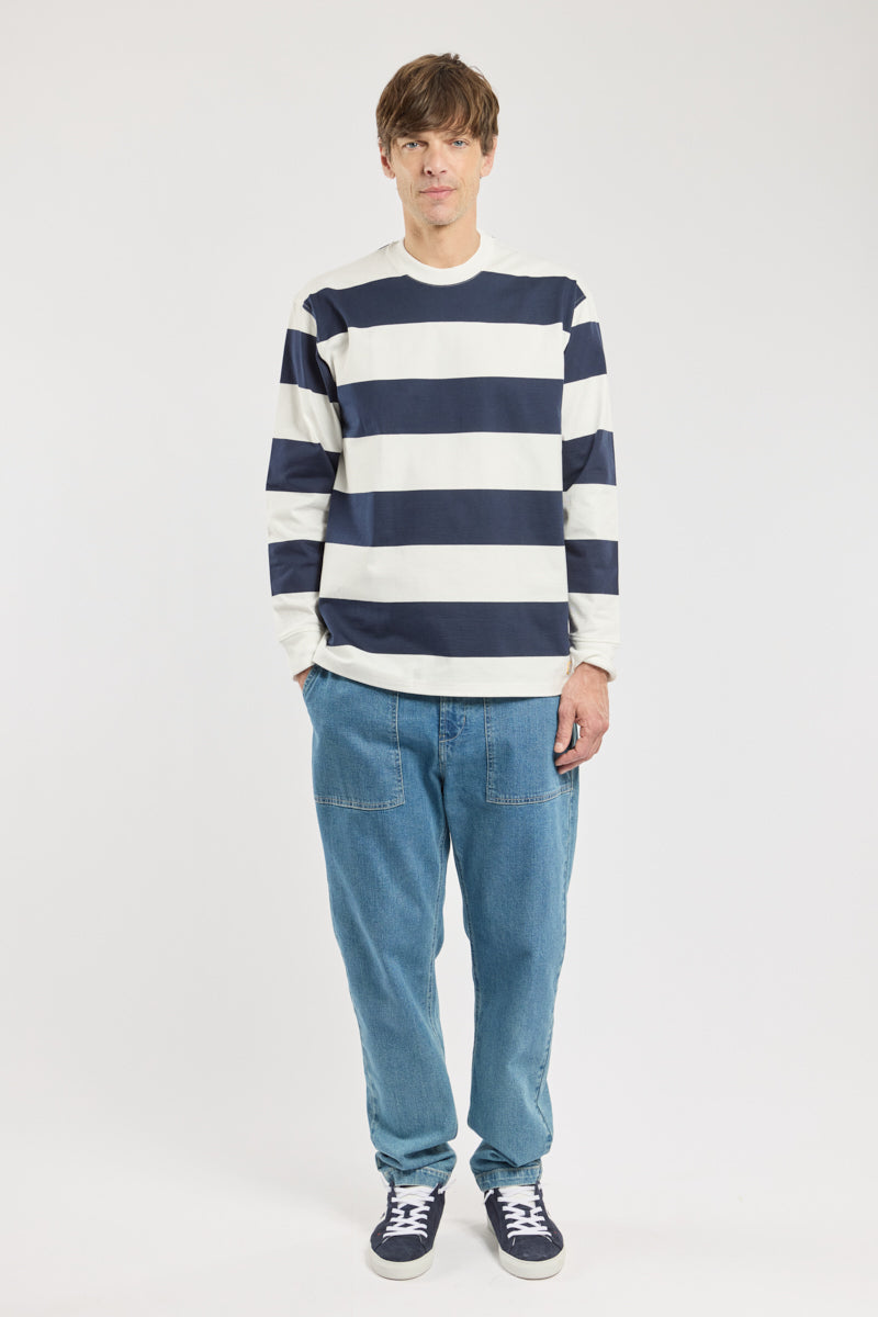 armor-lux-h-ritage-t-shirt-ray-manches-longues-coton-homme image 3