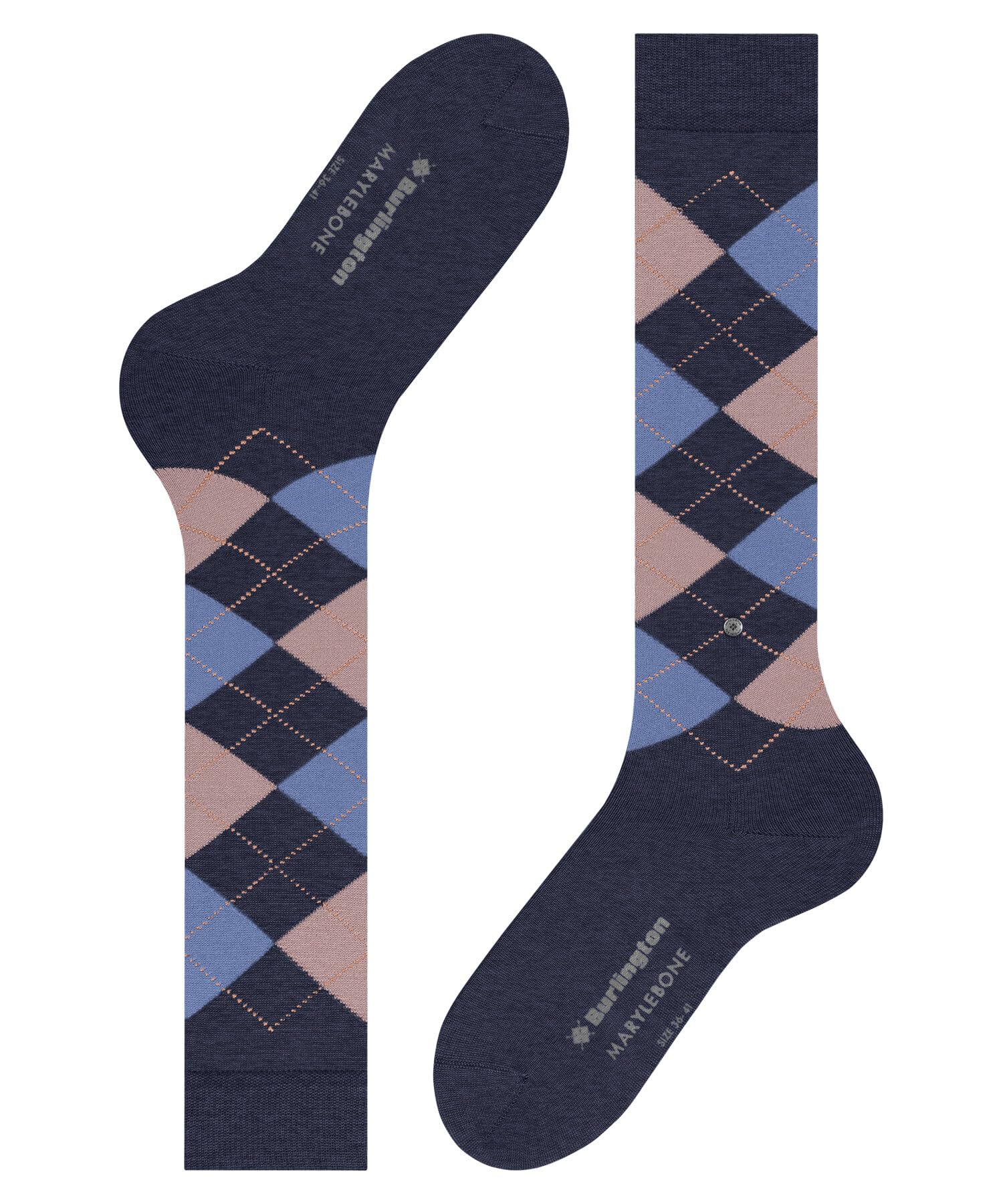 burlington-chaussettes-marylebone-femme-laine-bleu-marine image 5