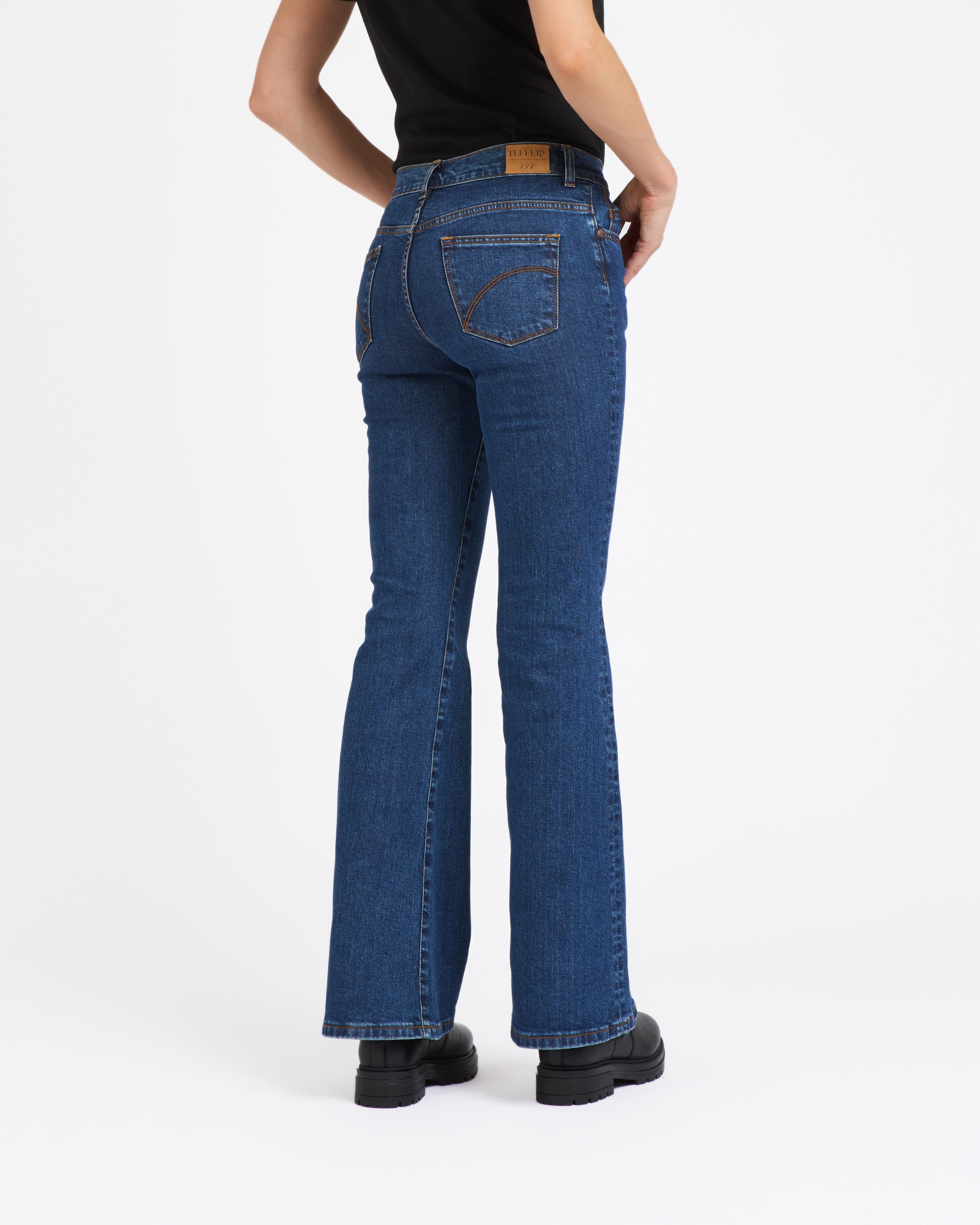 atelier-tuffery-jean-margot-femme-flare-semi-haute-stonewashed image 5