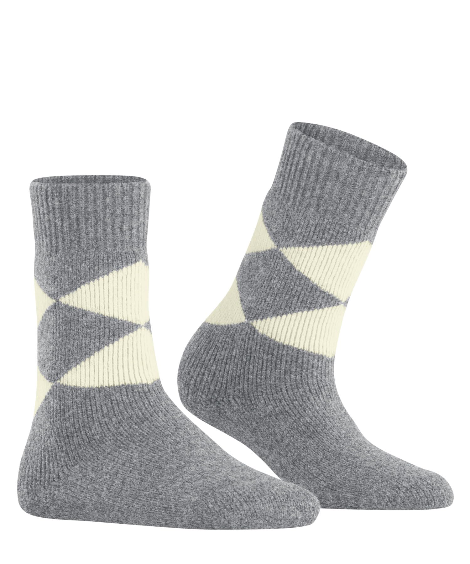 burlington-cosy-argyle-chaussettes-femme-laine-rouge-peluche image 4