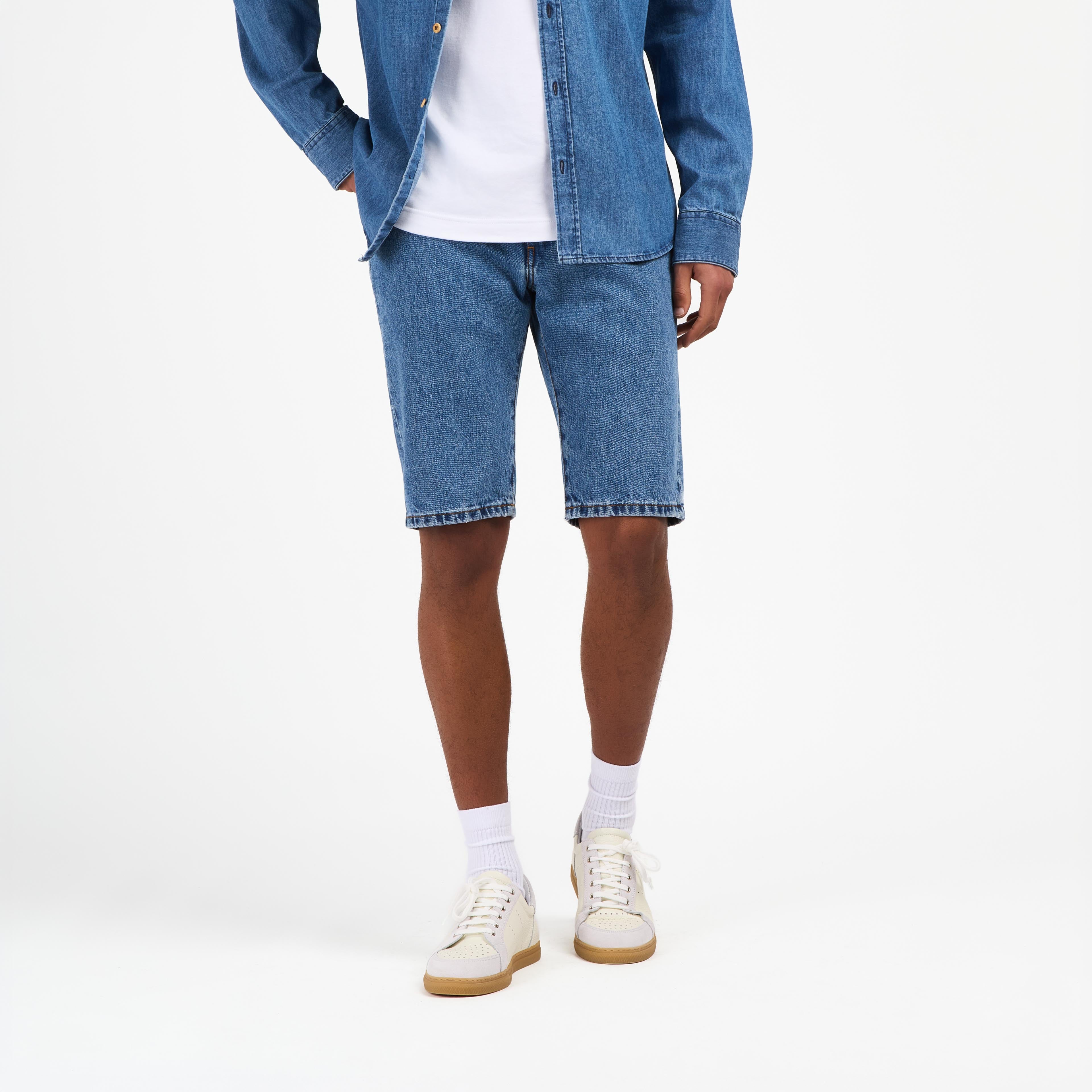 atelier-tuffery-short-marius-homme-jean-clair-coupe-droite-coton image 2