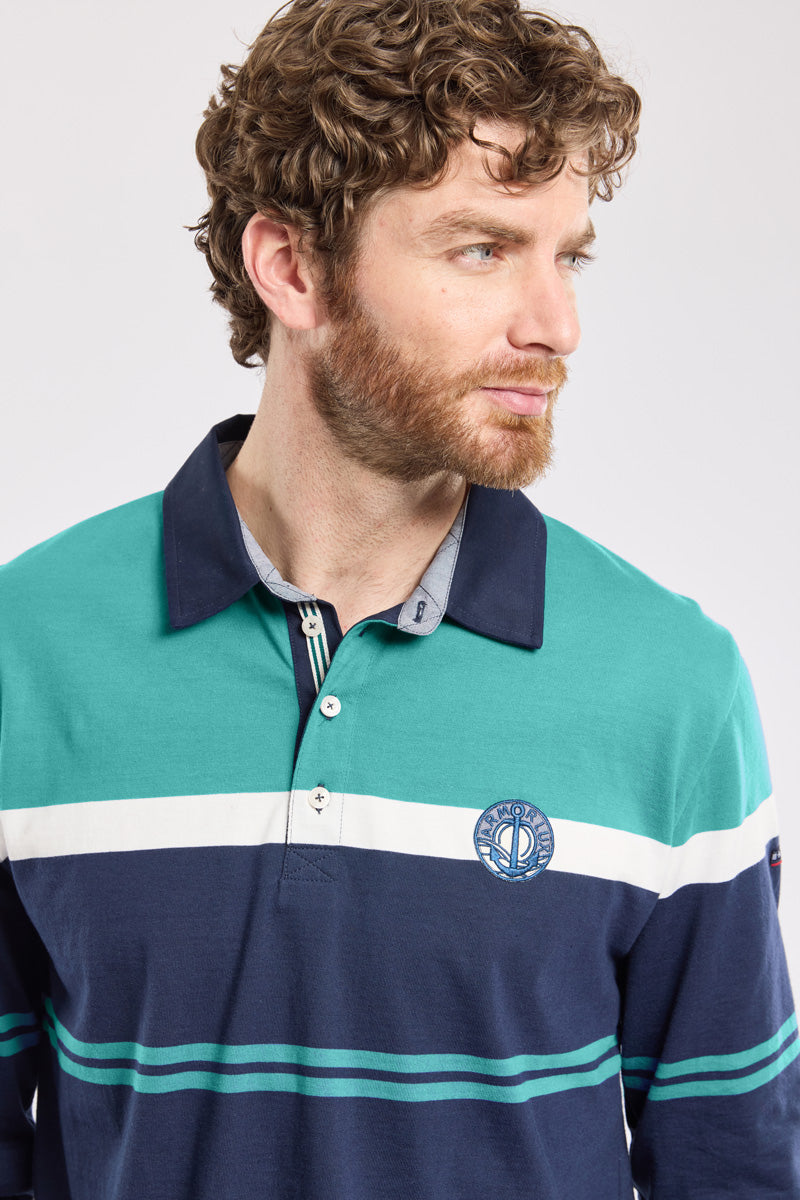 armor-lux-polo-manches-longues-homme-coton-l-ger-jersey image 2