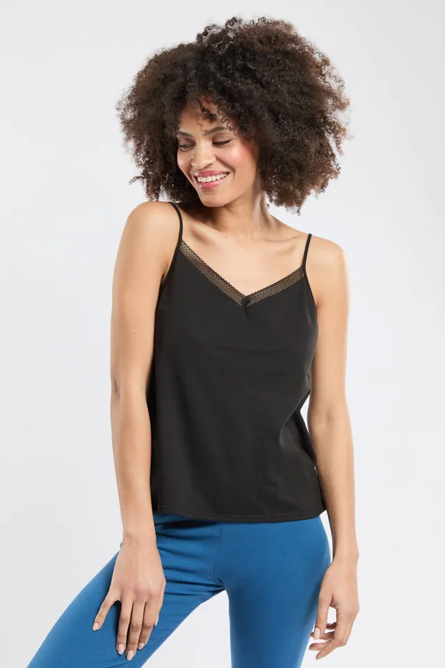 armor-lux-caraco-femme-col-v-dentelle-coton-bio image 1