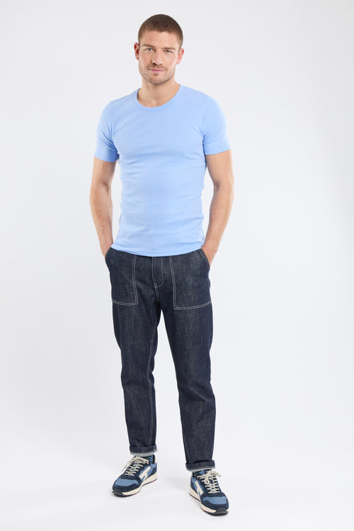 armor-lux-h-ritage-t-shirt-col-rond-homme-bio-coton-quotidien image 4