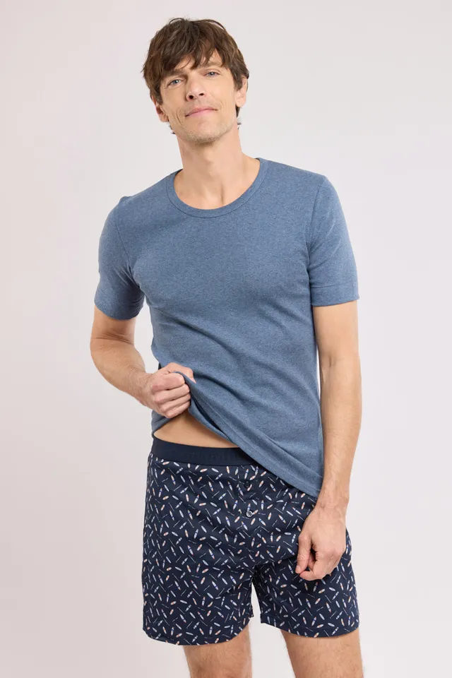 armor-lux-cale-on-imprim-micro-motifs-coton-homme image 1
