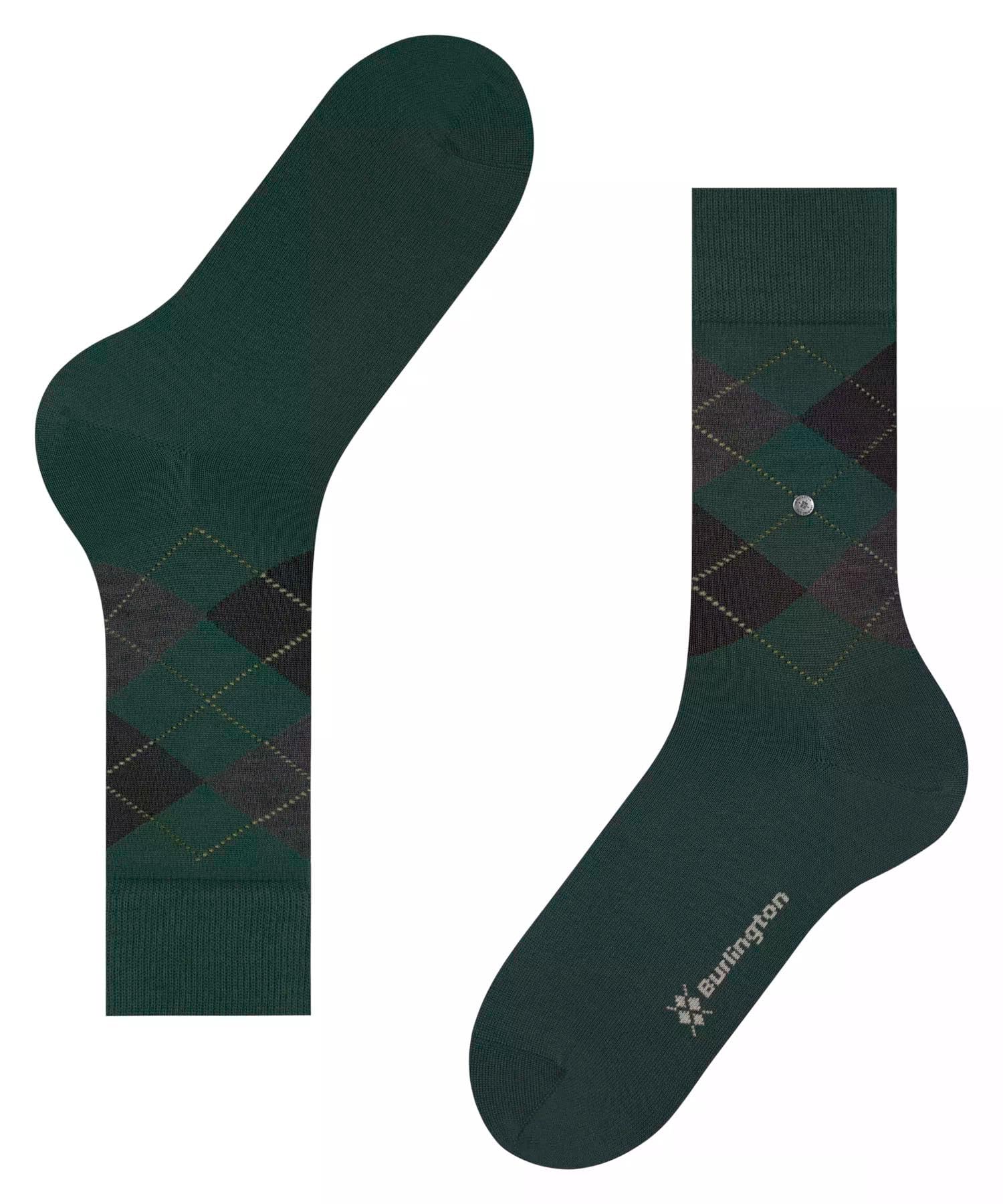 burlington-edinburgh-chaussettes-homme-vert-forest-7450-40-46 image 5
