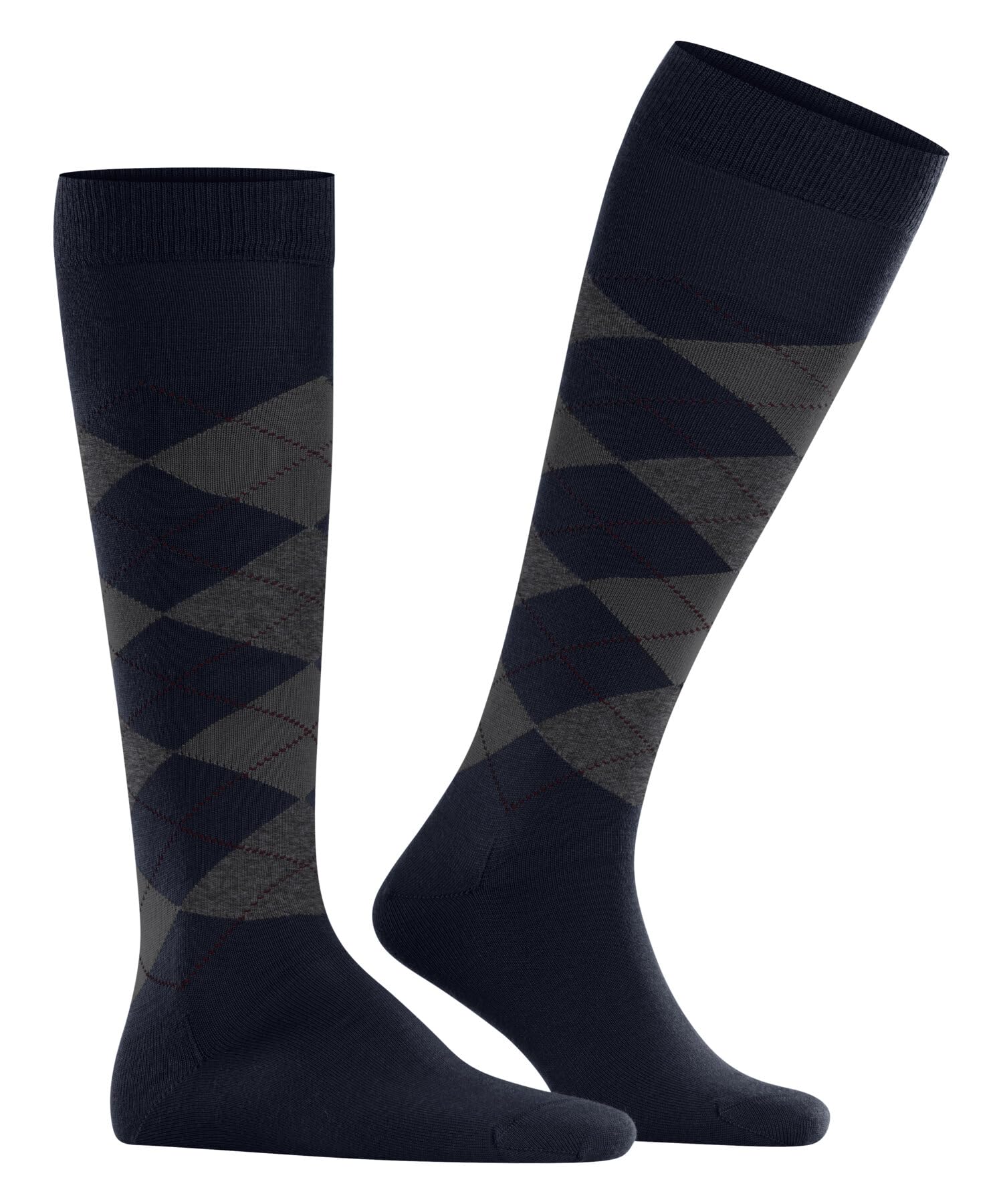 burlington-edinburgh-chaussettes-longues-homme-bleu-marine-6123-40-46 image 4