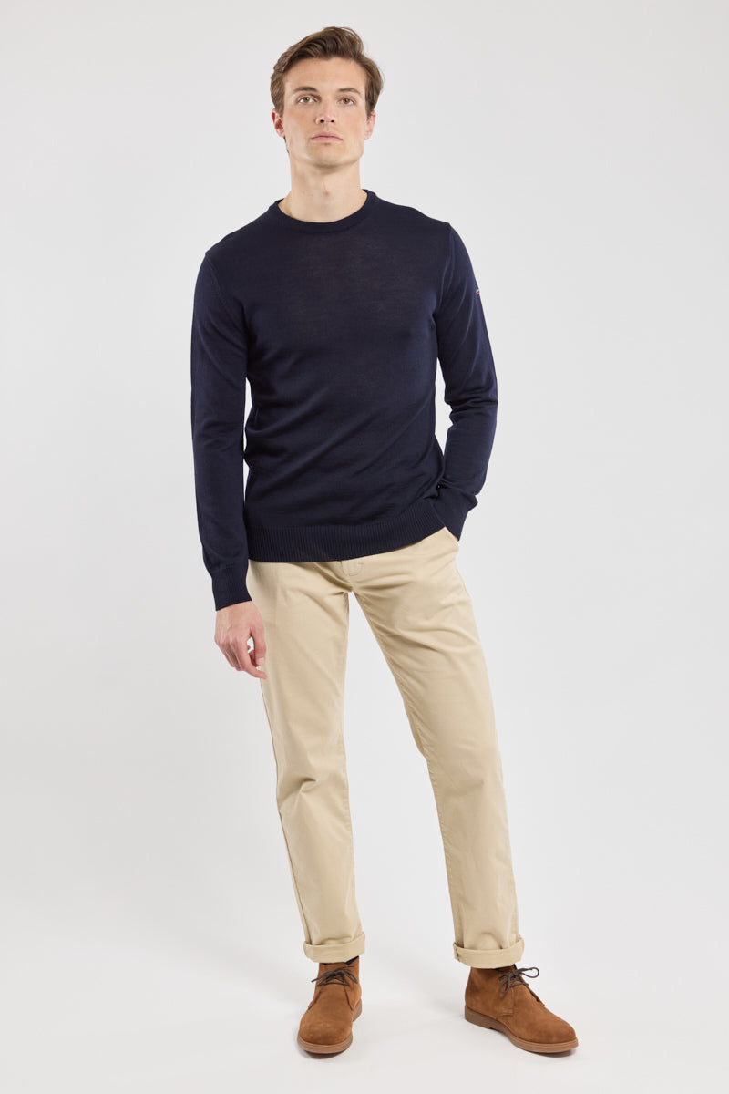 armor-lux-pull-damgan-homme-100-laine-m-rinos-col-rond image 4