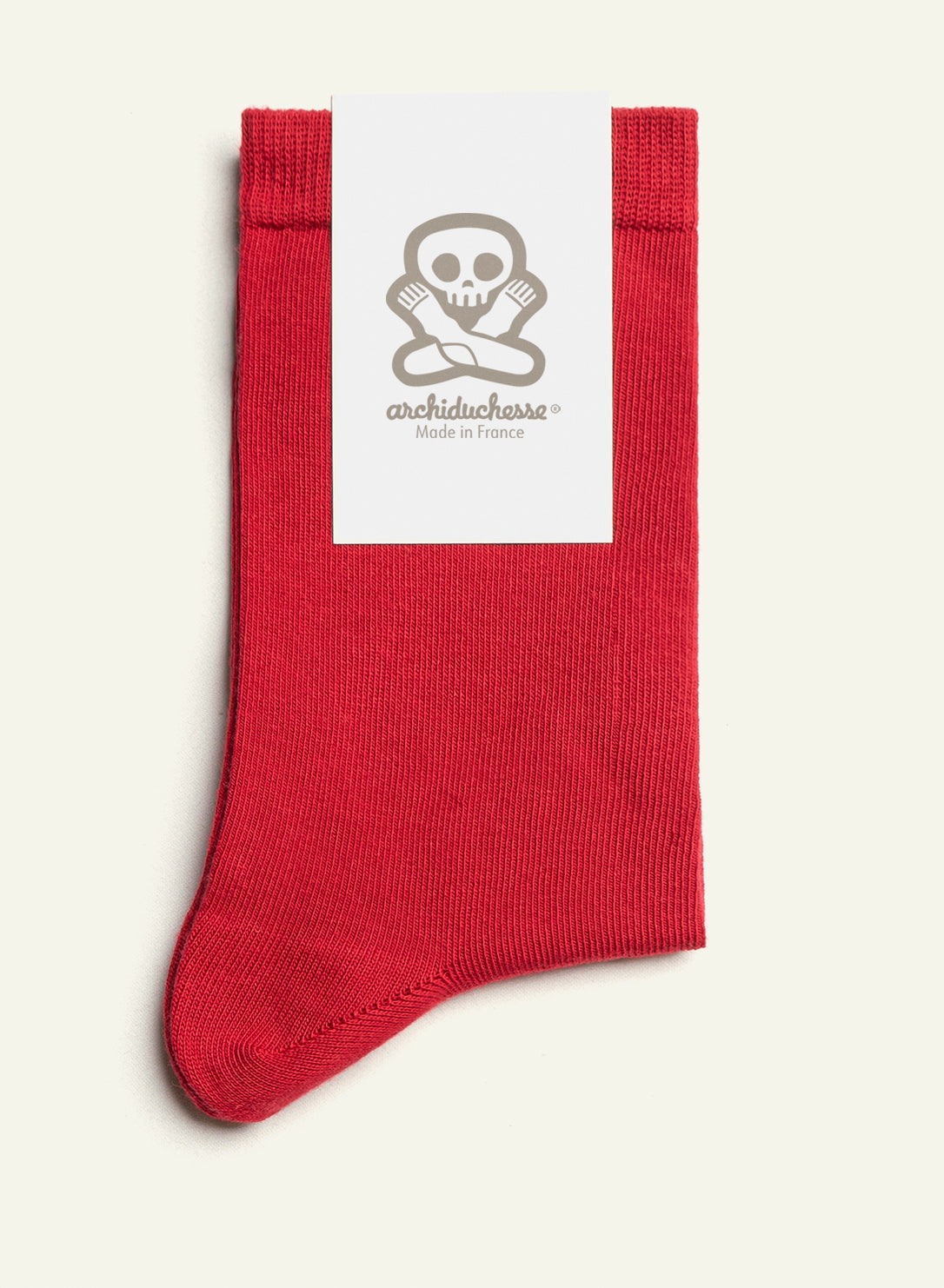 archiduchesse-fantaisie-chaussettes-courtes-pair-fect-match-rouge-love image 3