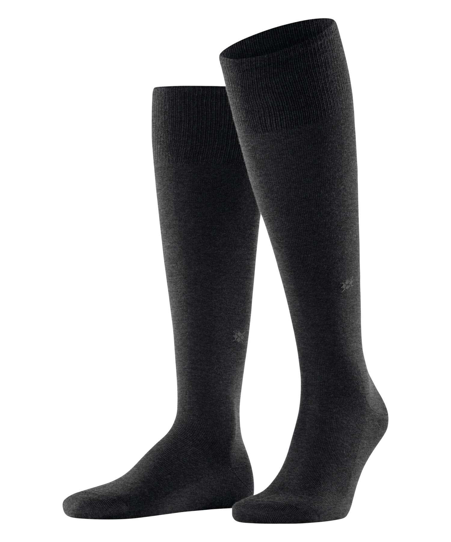 burlington-leeds-chaussettes-longues-homme-gris-asphalt-melange-3180-40-46 image 1