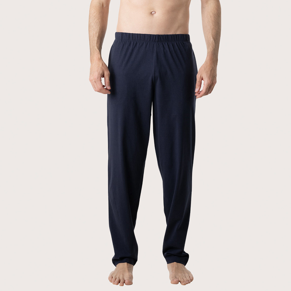 eminence-pyjama-long-homme-business-jersey-coton-marine-chevron image 5