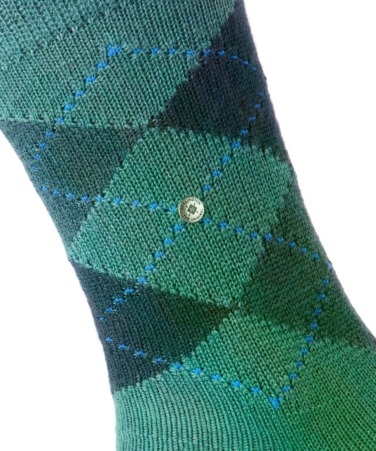 burlington-preston-chaussettes-homme-chaudes-fantaisie-vert-amazonia-7676-40-46 image 3
