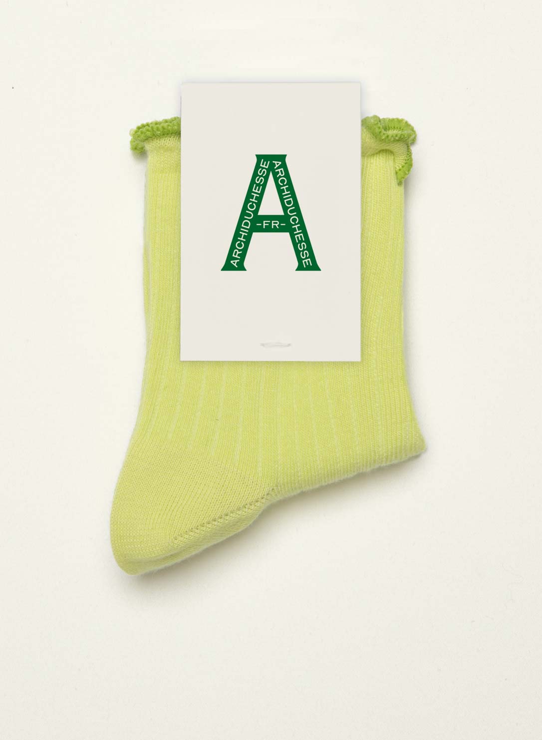 archiduchesse-collerettes-vert-chaussettes-courtes-vert-clair image 3