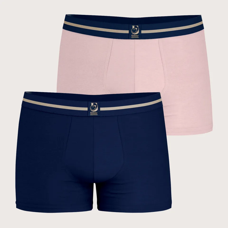 eminence-lot-de-2-boxers-homme-smileyworld-coton-stretch image 1