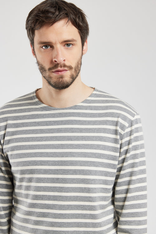 armor-lux-h-ritage-marini-re-ray-e-homme-coton-rustique-manches-longues image 3