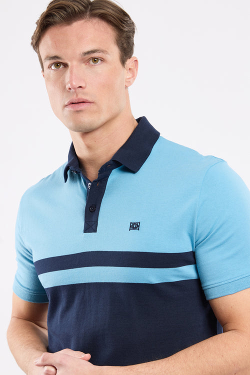 armor-lux-polo-deauville-bicolore-coton-homme image 3