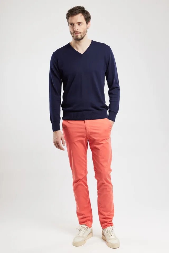 armor-lux-chino-coupe-droite-homme-pantalon-coton-stretch image 1