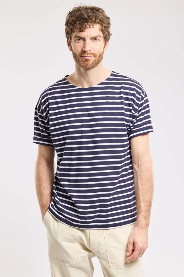 armor-lux-amiral-th-viec-marini-re-homme-manches-courtes-coton-l-ger image 1
