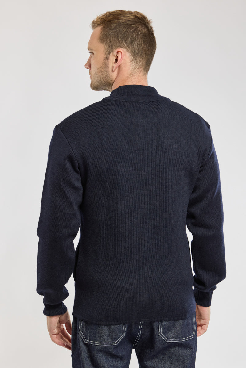 armor-lux-cardigan-plouescat-homme-100-laine-zipp image 5