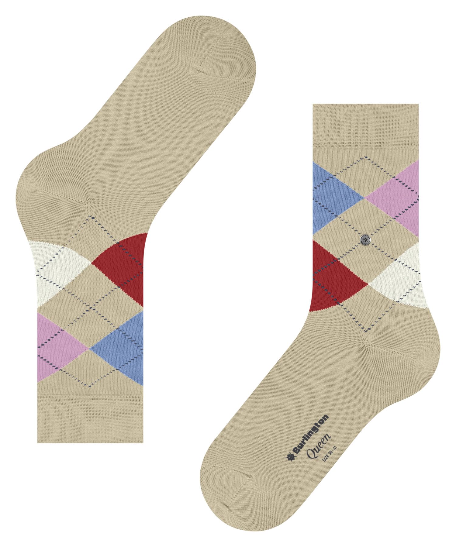 burlington-queen-chaussettes-femme-coton-beige-cream-4012-36-41 image 5