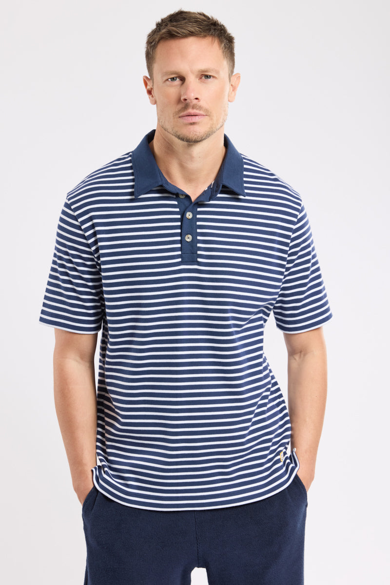 armor-lux-polo-ray-h-ritage-polo-coton-homme image 2