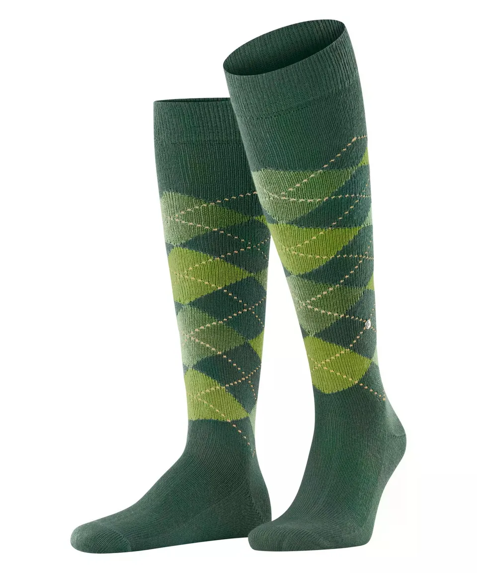 burlington-preston-chaussettes-longues-homme-chaudes-vert-forest-7450-40-46 image 1