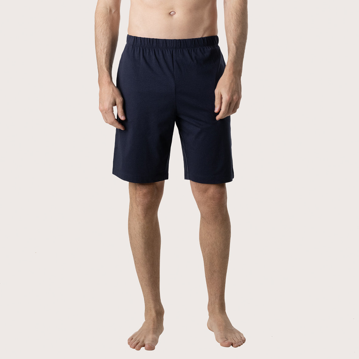 eminence-sport-club-pyjama-court-homme-haut-cobalt-short-marine-100-coton image 5