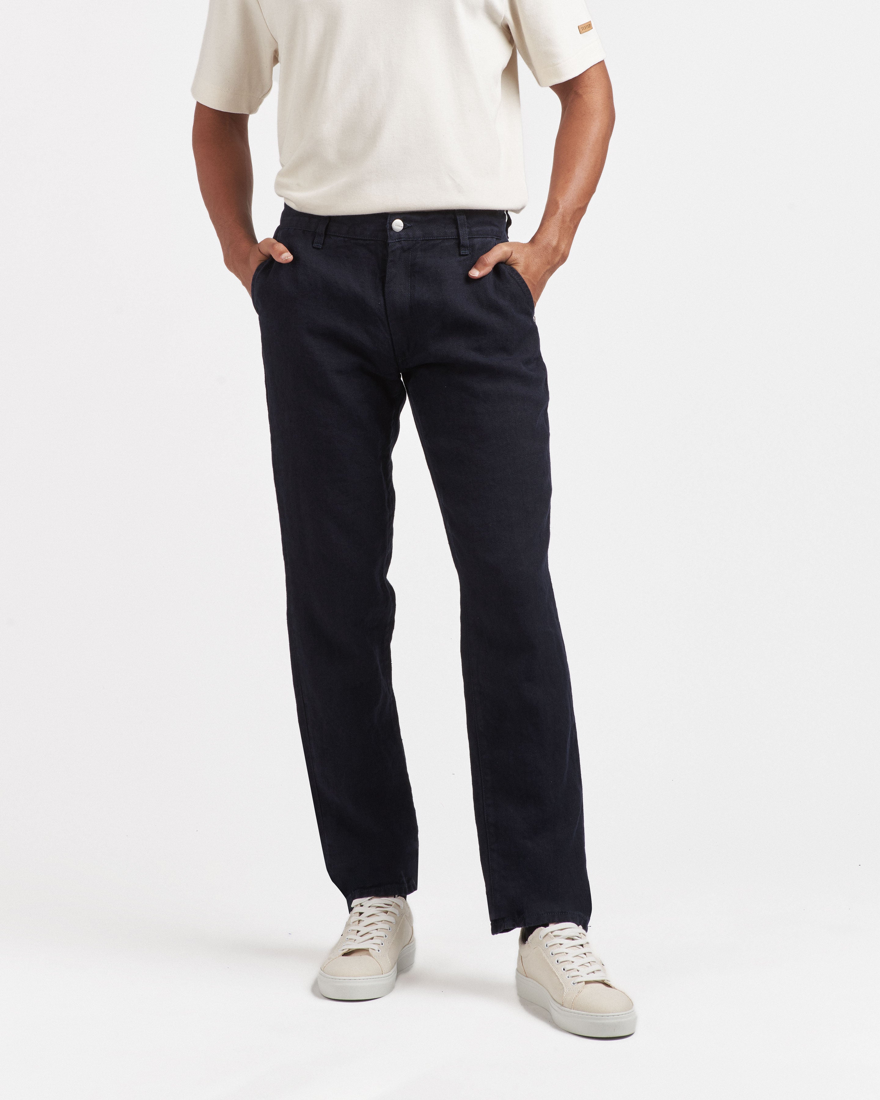 atelier-tuffery-ernest-chino-homme-droit-ajust-lin-fran-ais-indigo image 2