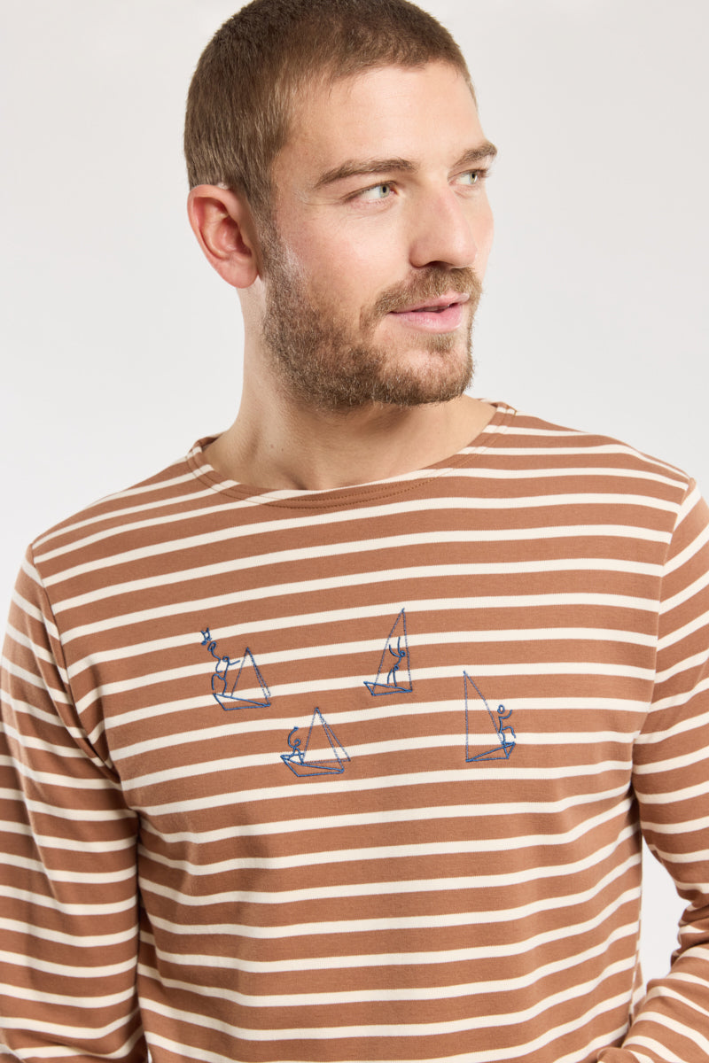 armor-lux-marini-re-homme-bateaux-brod-s-coton-pais image 2