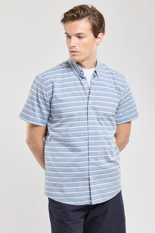 armor-lux-chemise-ray-e-homme-manches-courtes-coton image 2