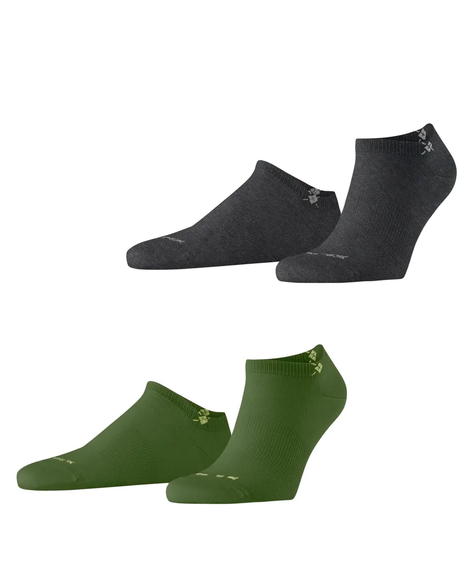 burlington-everyday-sneaker-chaussettes-basses-homme-vert-forest-7657-lot-de-2 image 1