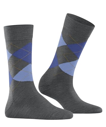 burlington-marylebone-chaussettes-femme-laine-fantaisie-argyle-gris-dark-grey-30 image 8